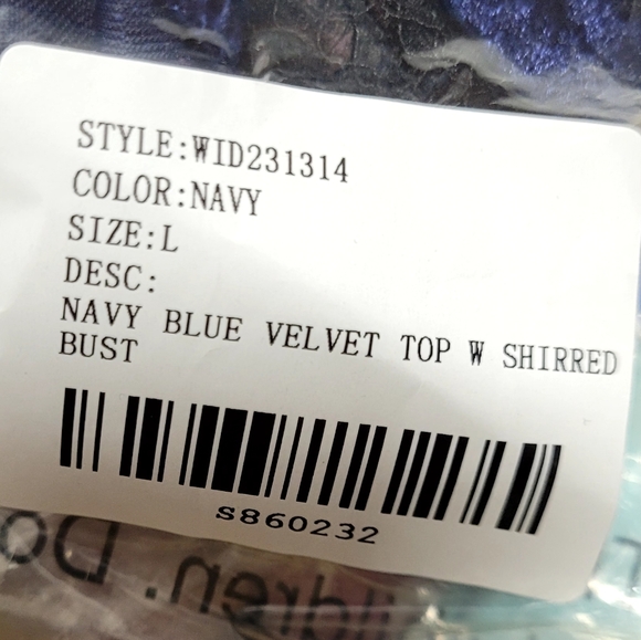 W1DOW Crushed Velvet Bustier Top - Picture 8 of 8